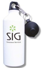 (image for) SIG Insurance Services Water Bottle - White