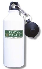 (image for) Sikorski Wealth Management Group Water Bottle - White