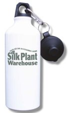 (image for) Silk Plant Warehouse Water Bottle - White