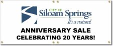 (image for) Siloam Springs, City of Banner Logo Center