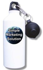 (image for) Simple Marketing Solutions Water Bottle - White
