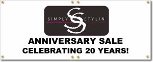 (image for) Simply Stylin\' Salon Banner Logo Center