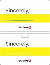 (image for) Safeway Sincerely Minor Blank Badge Pack (Classic ID Style)