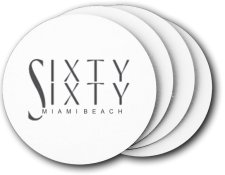 (image for) Sixty Sixty Resort Miami Beach Coasters (5 Pack)
