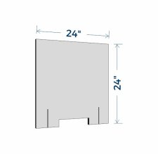(image for) First Interstate Sneeze Guard (Teller 24"x24")