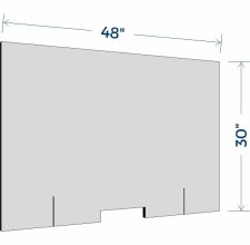 (image for) Sneeze Guard - Landscape - 48" x 30"