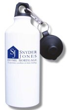 (image for) Snyder Jones Home Mortgage Water Bottle - White