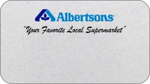 (image for) Albertsons Silver Logo Only Badge