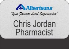 (image for) Albertsons Silver Pharmacy Pocket Badge