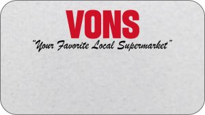 (image for) Vons Silver Badge Logo Only