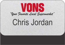 (image for) Vons Silver Pocket Badge