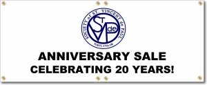 (image for) Society of St.Vincent de Paul Banner Logo Center