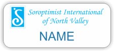 (image for) Soroptimist International of North Valley White Badge