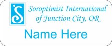 (image for) Soroptimist International of Junction City White Badge
