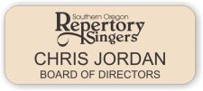 (image for) Southern Oregon Repertory Singers Beige Badge
