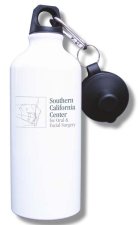 (image for) Southern California Center for Oral and Facial Surgery Water Bottle - White