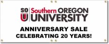 (image for) Southern Oregon University Banner Logo Center