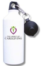(image for) Spirit of CareGiving LLC, The Water Bottle - White