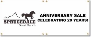 (image for) Sprucedale Guest Ranch Banner Logo Left