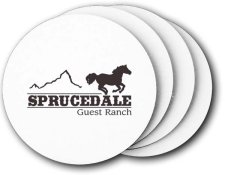 (image for) Sprucedale Guest Ranch Coasters (5 Pack)