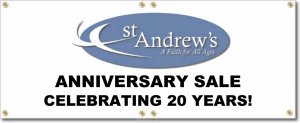 (image for) St. Andrew\'s Episcopal Church Banner Logo Center