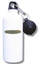 (image for) St. Croix Rods Water Bottle - White