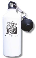 (image for) St. Matthew Catholic Church Water Bottle - White