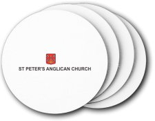 (image for) St. Peter's Anglican Church Coasters (5 Pack)