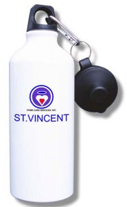 (image for) ST. Vincent Home Care Services Water Bottle - White