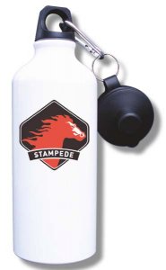 (image for) Stampede Light Beer Water Bottle - White