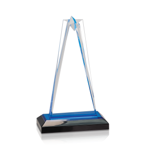 (image for) Blue Star Impress Acrylic Award - Medium: 7.25 Inches