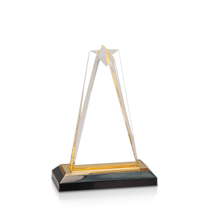 (image for) Gold Star Impress Acrylic Award - Small: 6.25 Inches