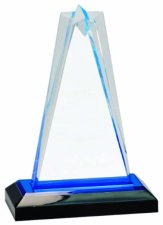 (image for) Blue Star Impress Acrylic Award - Large: 8.25 Inches