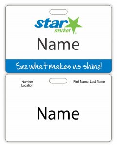 (image for) Star Market Corporate ID Badge