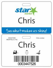 (image for) Star Market ID Badge