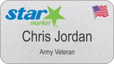 (image for) Star Market Silver Veteran Badge