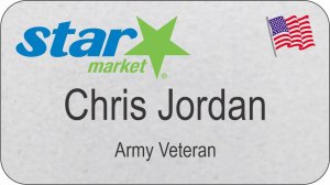 (image for) Star Market Silver Veteran Badge