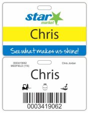 (image for) Star Market ID Badge for Minors 14-15 Years Old