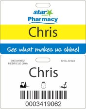 (image for) Star Market Pharmacy Badge for Minors 14-15 Years Old