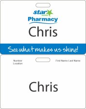 (image for) Star Market Pharmacy Corporate ID Badge