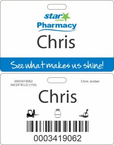 (image for) Star Market Pharmacy ID Badge