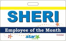 (image for) Star Market Employee of the Month Badge for Minors 14-15 Years Old