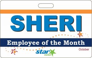 (image for) Star Market Employee of the Month Badge for Minors 16-17 Years Old