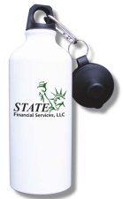 (image for) State Financial Services, LLC Water Bottle - White