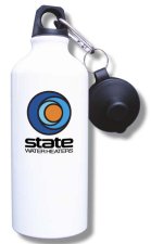 (image for) State Water Heaters Water Bottle - White