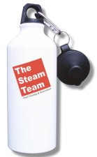 (image for) Steam Team, The Water Bottle - White