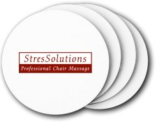 (image for) StresSolutions Professional Chair Massage Coasters (5 Pack)