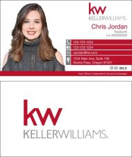 (image for) Keller Williams KW Business Cards Style A - Pack of 500