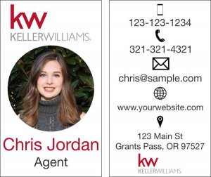 (image for) Keller Williams KW Business Cards Style G - Pack of 500