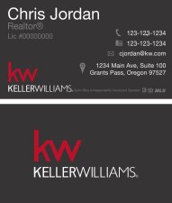 (image for) Keller Williams KW Business Cards Style H - Pack of 500